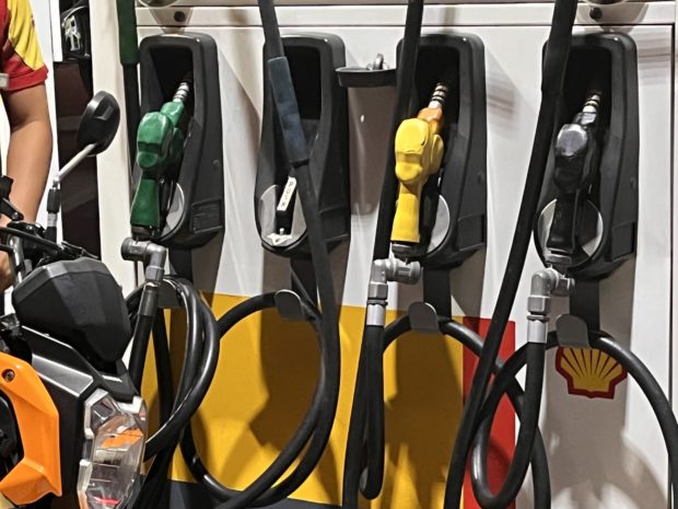 Stock photo of fuel pumps