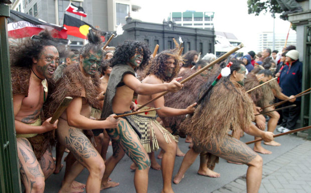 maori haka protest