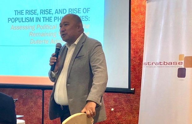 The government was urged to continue working with "like-minded states" in addressing issues in the West Philippine Sea in 2024, an international research organization said on Saturday.
