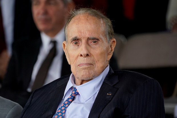 Bob Dole attends welcome ceremony in honor of new Joint Chiefs Chairman Milley at Joint Base Myer-Henderson Hall, Virginia