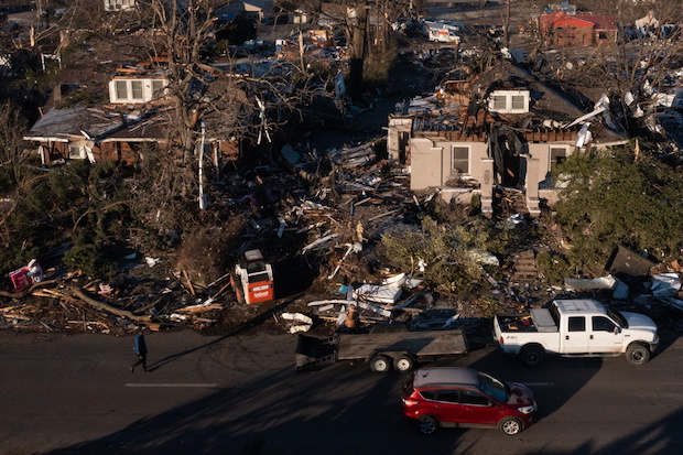 Devasting outbreak of tornadoes ripped through several U.S. states