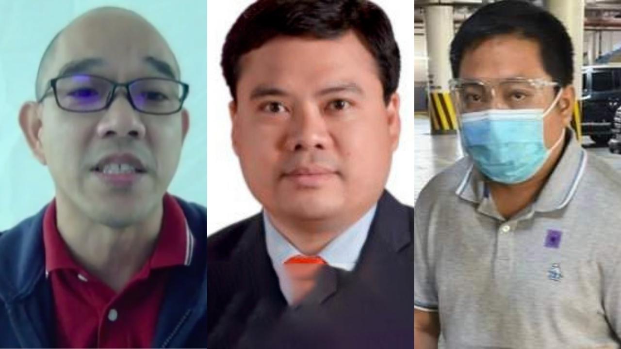 Past officials linked to Pharmally mess (from left) Lloyd Christopher Lao, Warren Rex Liong, and Daryl Valles