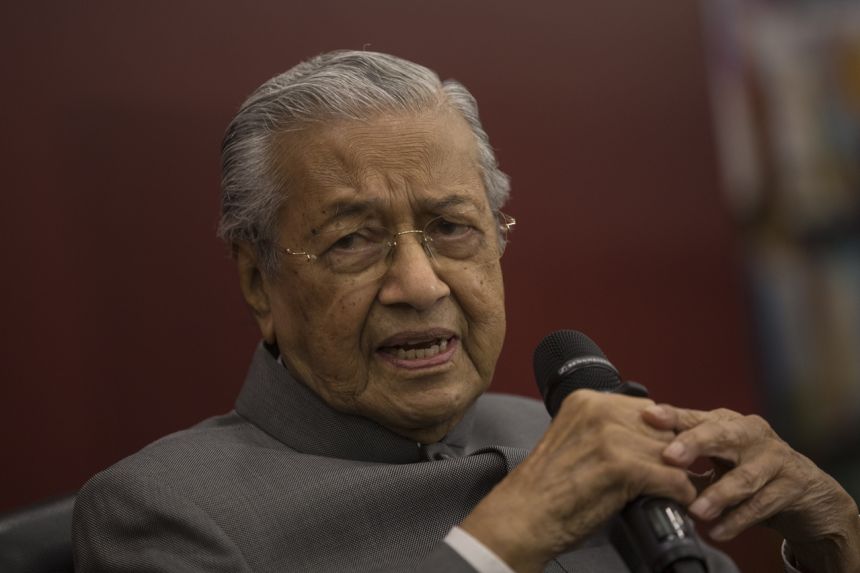 Malaysia's former prime minister Mahathir Mohamad