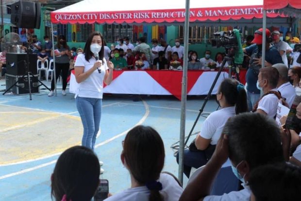Mayor Joy Belmonte in one of her dialogues with QCitizens