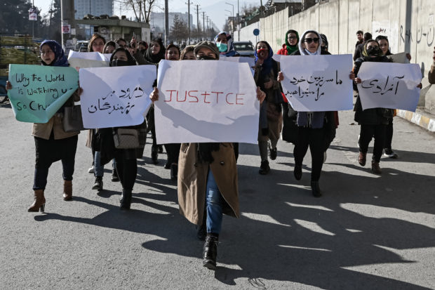 afghanistan protest