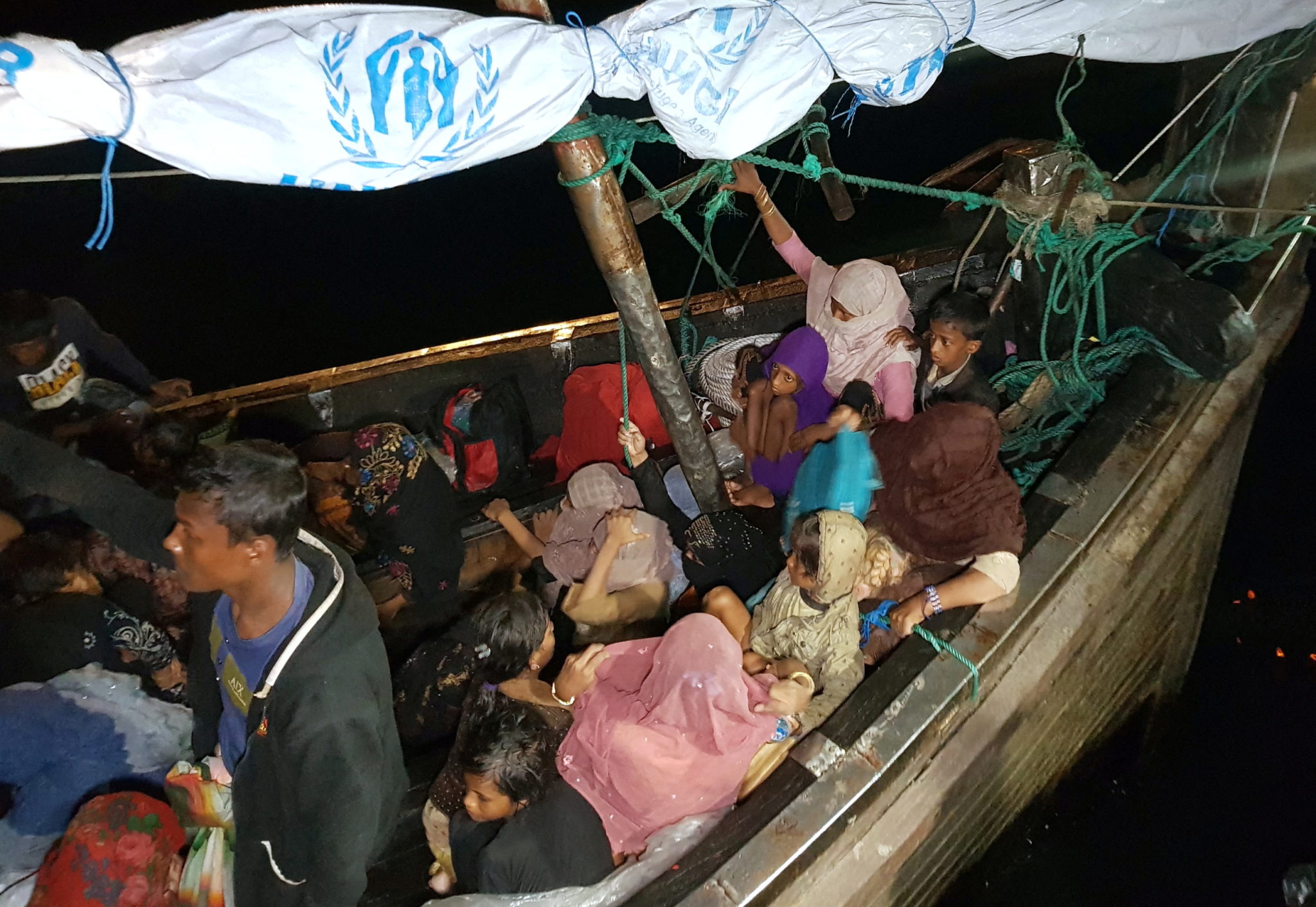 Stricken Boat With Over 100 Rohingya Allowed To Dock In Indonesia ...