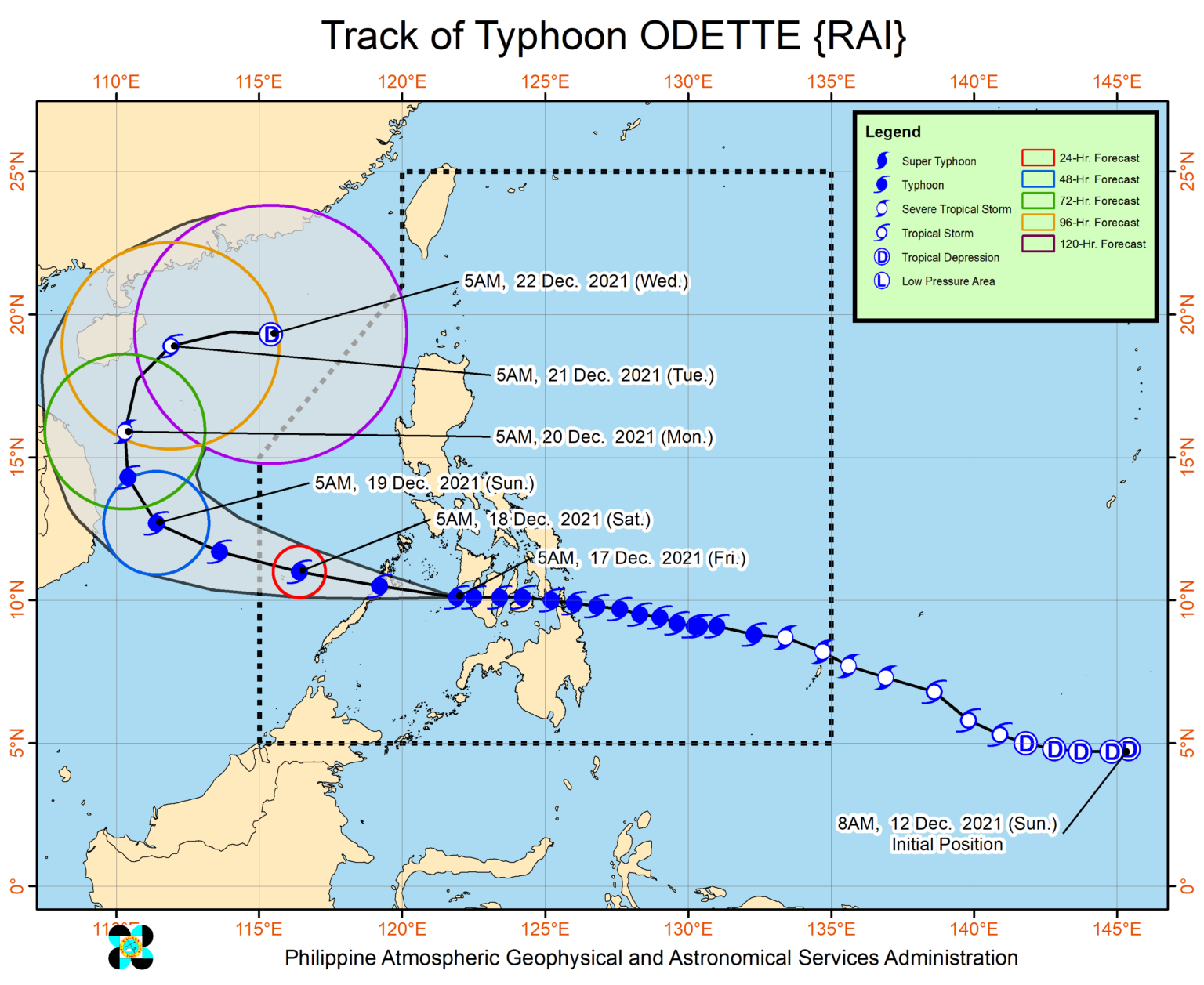 Typhoon Odette Crosses Sulu Sea, To Make Landfall In Palawan | Inquirer ...