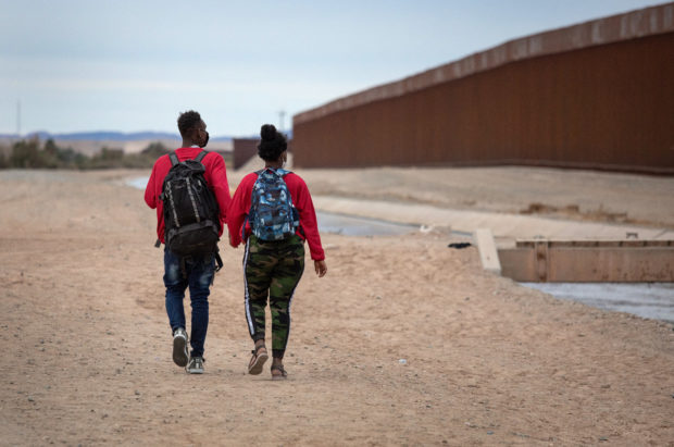 Stuck at the US-Mexican border, two migrants find solace in love