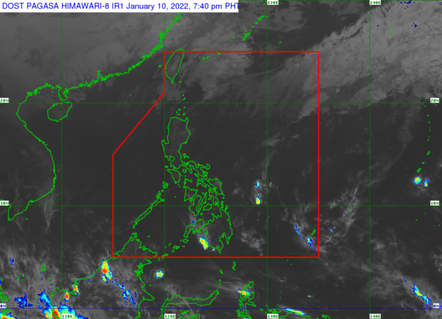 Even as the northeast monsoon, locally known as the “amihan,” is forecast to intensify in the following days, generally fair weather is expected to continue throughout the country on Tuesday, said the Philippine Atmospheric, Geophysical and Astronomical Services Administration (Pagasa).