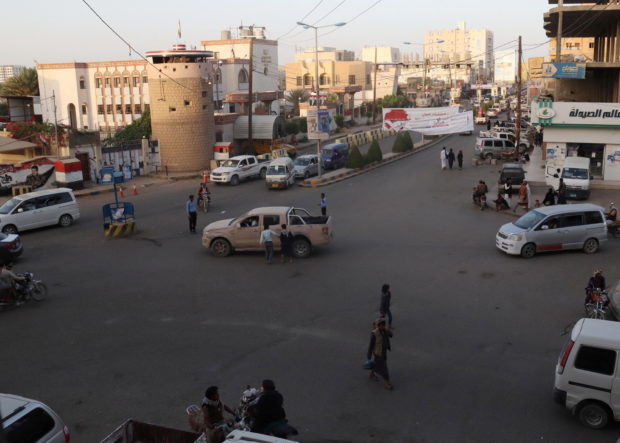 FILE PHOTO: A view of a street is seen in the city of Marib, Yemen April 7, 2021. Picture taken April 7, 2021. REUTERS/Ali Owidha