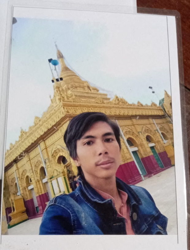Wai Soe Hlaing, 31, is seen in this undated photo supplied to Reuters on January 28, 2022. His family said he was detained in April 2021 but they were unable to trace his location. Handout via REUTERS