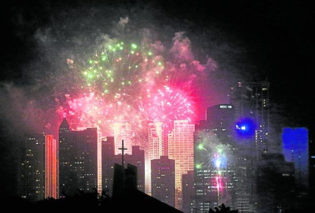 The Bureau of Fire Protection (BFP) recorded 10 fire incidents related to fireworks and firecrackers during the New Year celebrations.