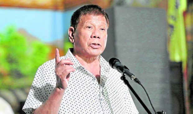President Rodrigo Duterte. STORY: Ease fuel price hikes, stop red-tagging – Makabayan to Duterte
