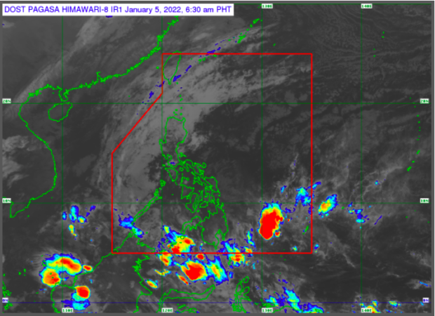 Pagasa weather satellite as of 6:30AM