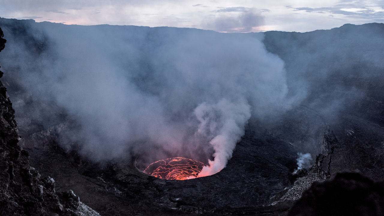 DR Congo, Nyiragongo volcano