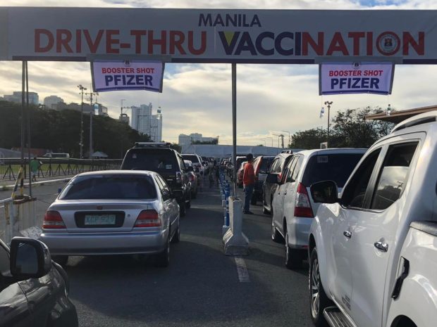 Manila's ‘Booster Shot Caravan’ expanded; drive-thru vax site open to all motorists