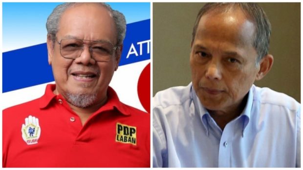 Senatorial aspirant Lutgardo Barbo and Energy Secretary Alfonso Cusi, both coming from warring factions of PDP-Laban. Image from Facebook/file photo. 