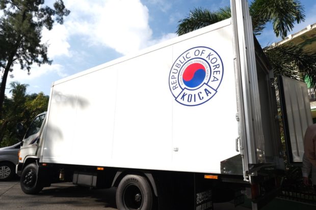 Philippines receives 38 cold chain trucks, vans from South Korea