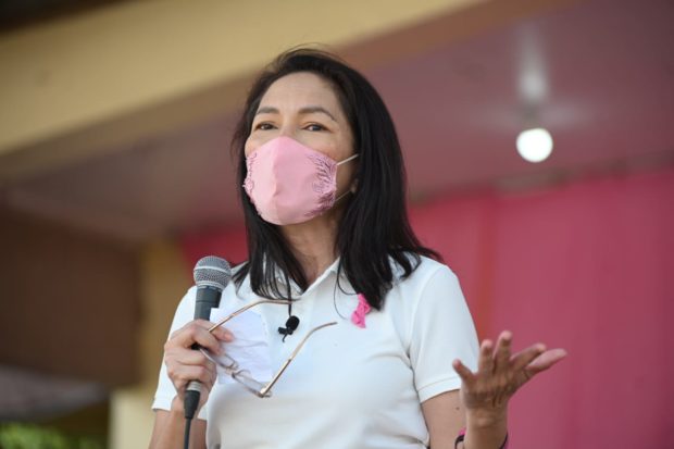 Re-electionist Sen. Risa Hontiveros during her proclamation rally in Bacacay, Albay on Wednesday, Feb. 9, 2022. Photo from Hontiveros’ office