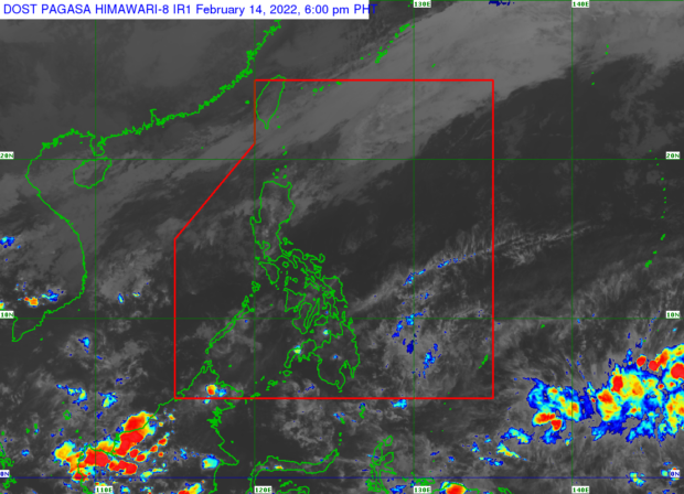 Generally fair weather conditions will prevail over most parts of the country on Tuesday except in areas in Northern Luzon, said the Philippine Atmospheric, Geophysical and Astronomical Services Administration (Pagasa).