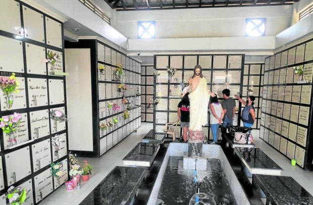 Photo of a burial niche for story: Bulacan eyes reduced COVID burial benefits as funds dry up