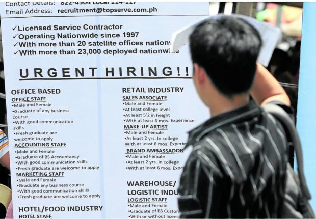 PSA: Seasonal jobs cut unemployment in October