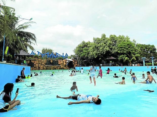 Bulacan kids swim before COVID-19 vaccination, for story: Bulacan kids treated to resort swim before vaccination