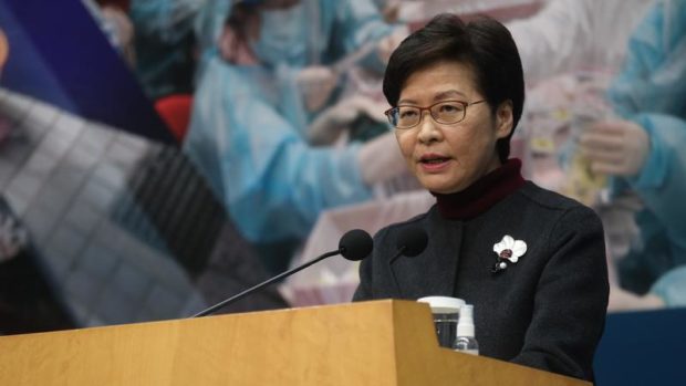 Hong Kong Chief Executive Carrie Lam Cheng Yuet-ngor