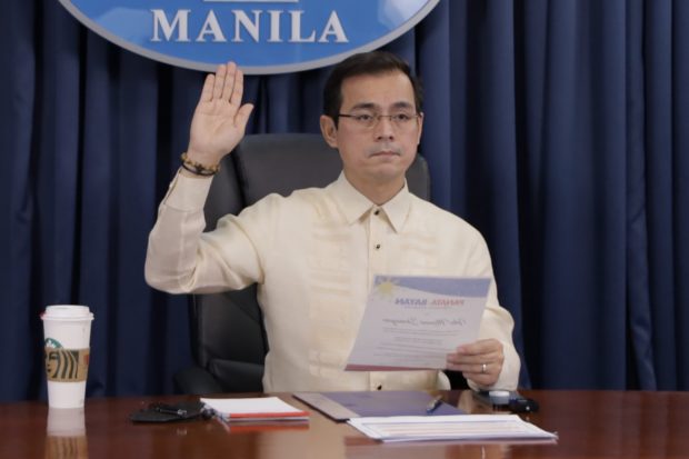 Aksyon Demokratiko standard bearer Isko Moreno Domagoso said he is open to dropping the terrorist tags against the National Democratic Front (NDF), the Communist Party of the Philippines (CPP) and its armed wing the New People’s Army (NPA) if they are willing to give peace another chance in the negotiating table.