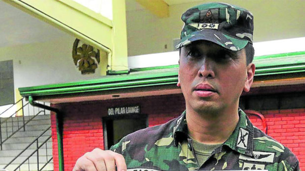 Photo of AFP spokesperson Col. Ramon Zagala for story: AFP monitoring 7 cities, 39 towns for poll security concerns
