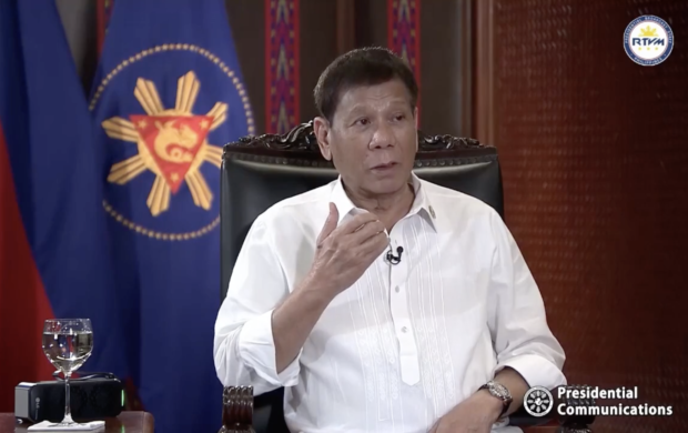Rodrigo Duterte. STORY: Duterte: Yes to ‘E-sabong,’ no to 24/7 gambling