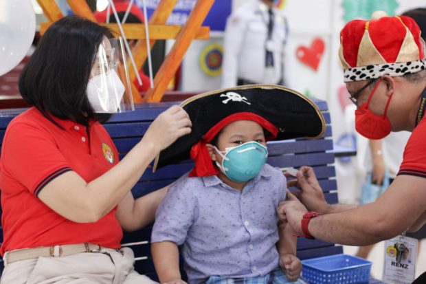 Pediatric vaccination at the Philippine Children's Medical Center. Image from PCMC