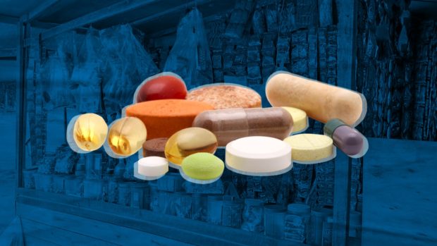 Illustration of medical pills and capsules, for story: Duterte repeats warning: Don’t buy medicines at sari-sari stores