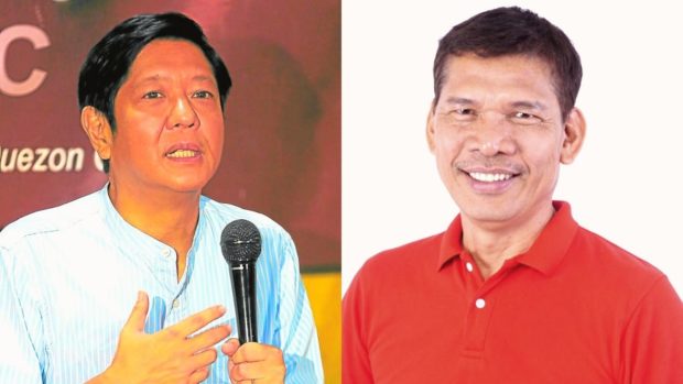 Photo of Ferdinand Marcos Jr. and Leody de Guzman, for story: 4 presidential candidates tackle foreign policy issues