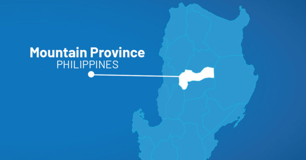Map of Mountain Province. STORY: 3 claim mayor’s seat in Mountain Province pending Comelec ruling