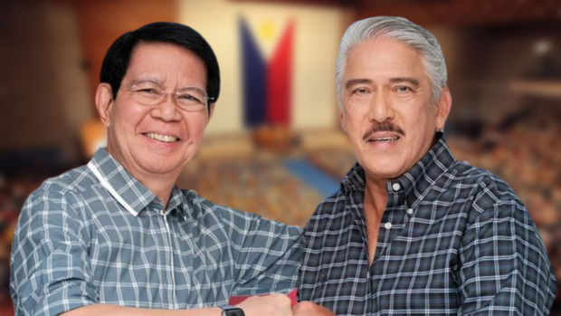 Panfilo Lacson and Vicente Sotto III. STORY: Lacson heads home to Cavite; Sotto concedes