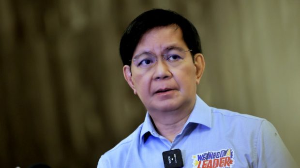 Lacson eyeing new slogan: 'We have a leader'