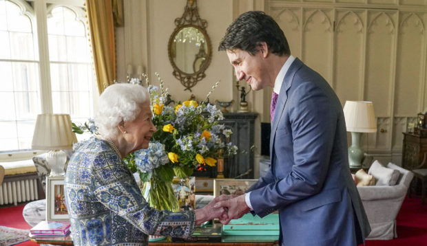 Queen Elizabeth II and Trudeau