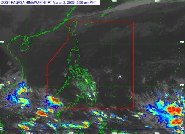 Pagasa: Eastern part of PH will experience skies, rain due to easterlies