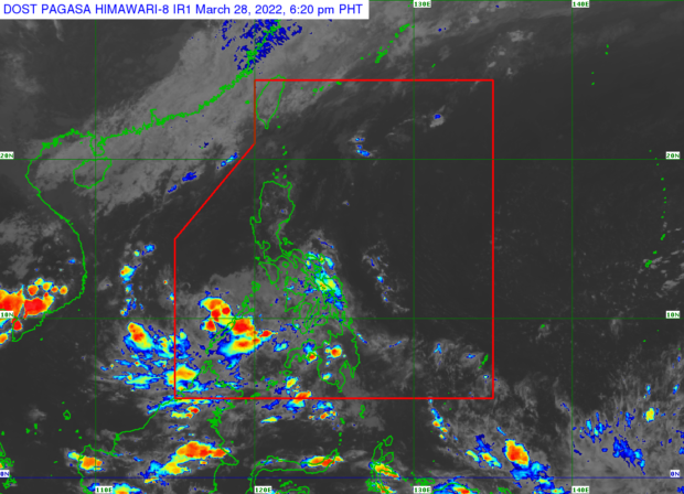 The low pressure area (LPA) spotted over the Sulu sea will continue to bring rain to Palawan on Tuesday, as well as parts of the Zamboanga Peninsula, said the Philippine Atmospheric, Geophysical and Astronomical Services Administration (Pagasa).