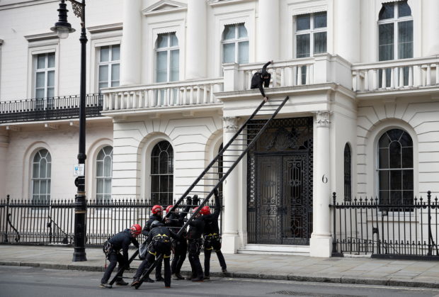 Squatters occupy Russian oligarch's London mansion