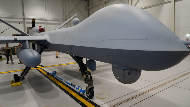 A US Air Force MQ-9 Reaper drone. STORY: Poland rushing to buy US drones as Russia fears mount
