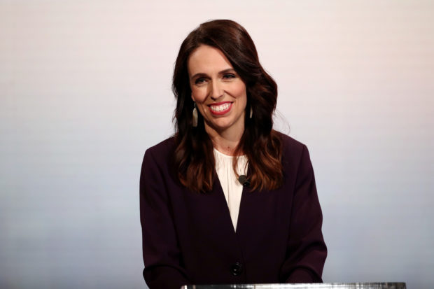FILE PHOTO: New Zealand Prime Minister Jacinda Ardern participates in a televised debate with National leader Judith Collins at TVNZ in Auckland, New Zealand, September 22, 2020. Fiona Goodall/Pool via REUTERS/File Photo