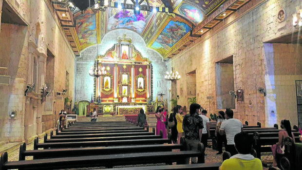 Saints Peter and Paul Parish. Church in Bantayan in Cebu, FOR STORY: Cebu governor mulls easing curbs in churches during Holy Week