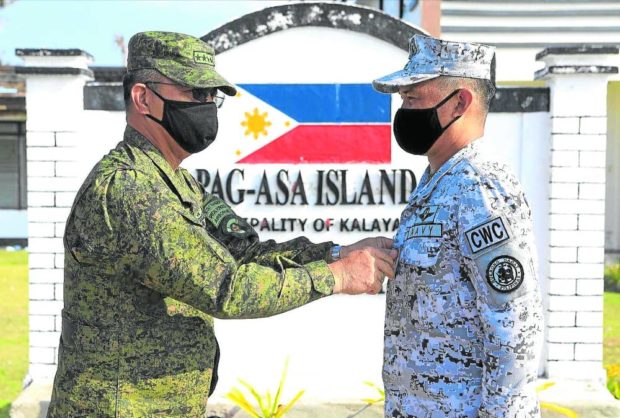 Gen. Andres Centino, FOR STORY: AFP chief visits troops on Pag-asa Island