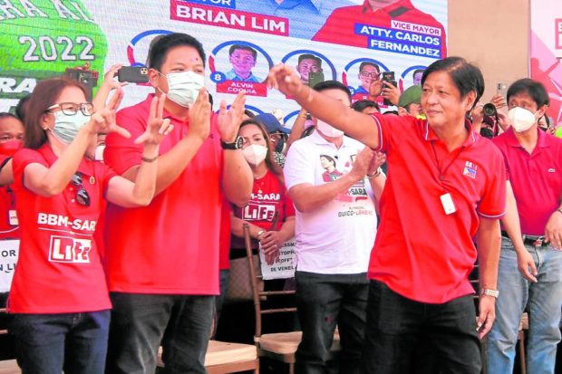 Presidential bet Ferdinand Marcos Jr. STORY: People-driven campaign tests local politicians’ power