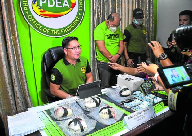 PDEA Northern Mindanao drug bust. STORY: Davao Oriental businessman arrested with P27-M meth