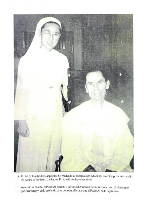 Sister Michaela Kim and Aloysius Schwartz. STORY: Healing poverty: Fr. Aloysius Schwartz