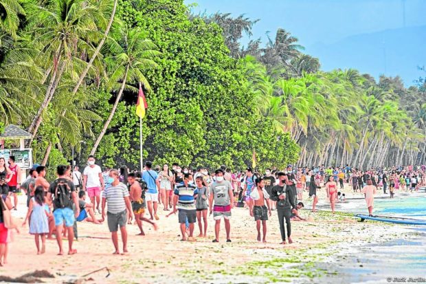 More people visit Boracay. STORY: Foreign tourist arrivals steadily rising