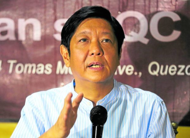 Former Sen. Ferdinand Marcos Jr. STORY: Moro fighters to Bongbong: ’70s massacres remain fresh